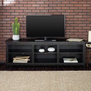 Elevate Our Living Room: The 70-Inch Black TV Stand Review