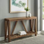 Exploring Rustic Elegance: Our Review of the Tucker Entry Table