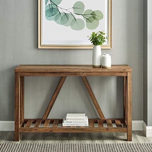 Exploring Rustic Elegance:‍ Our Review of the Tucker Entry Table