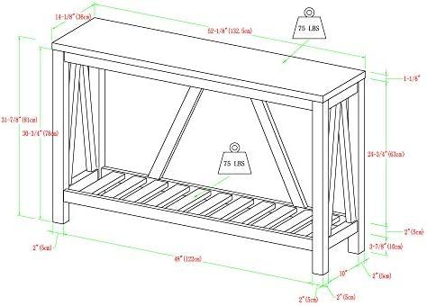 Exploring Rustic Elegance: Our​ Review ‍of the ‌Tucker Entry Table