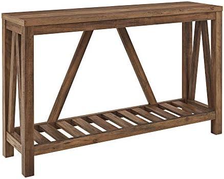 Exploring Rustic Elegance: Our Review of the Tucker Entry Table
