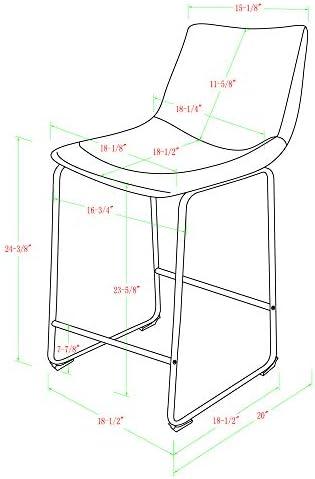 Stylish Comfort: ⁣Our ⁤Review of Navy Faux Leather ⁤Counter Stools