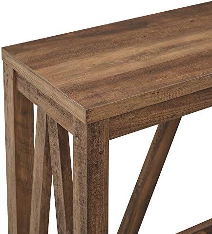 Exploring Rustic Elegance: Our Review of the Tucker ⁤Entry ​Table